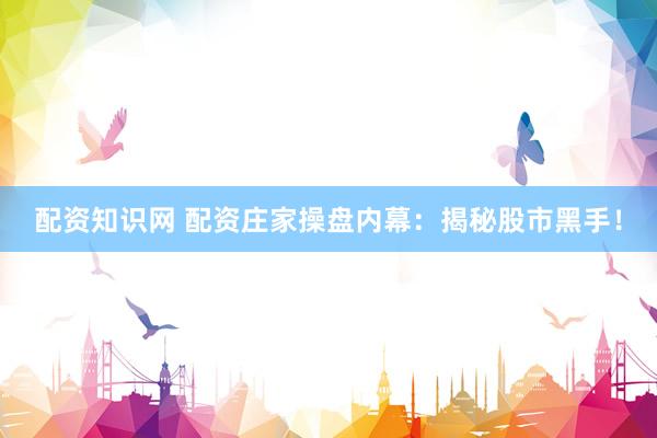 配资知识网 配资庄家操盘内幕：揭秘股市黑手！