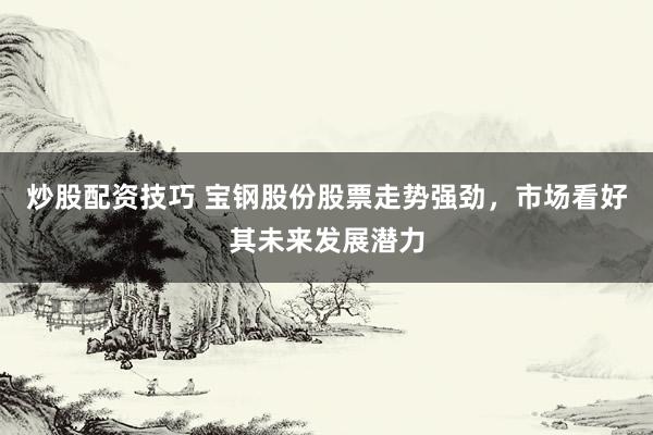 炒股配资技巧 宝钢股份股票走势强劲，市场看好其未来发展潜力